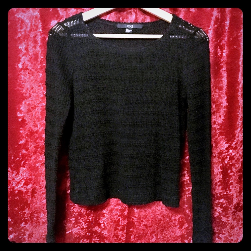 Black Knit Sweater